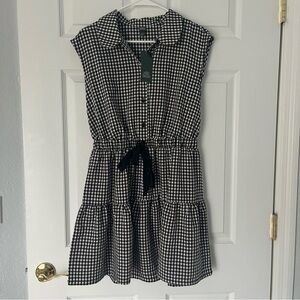 NWT Wild Fable Black and White Gingham Mini Dress